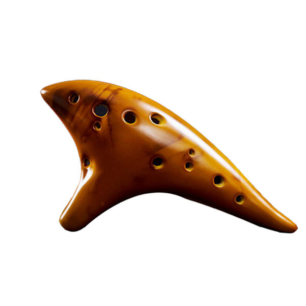 12-håls söt ocarina graciös form keramik ocarina i Alto C