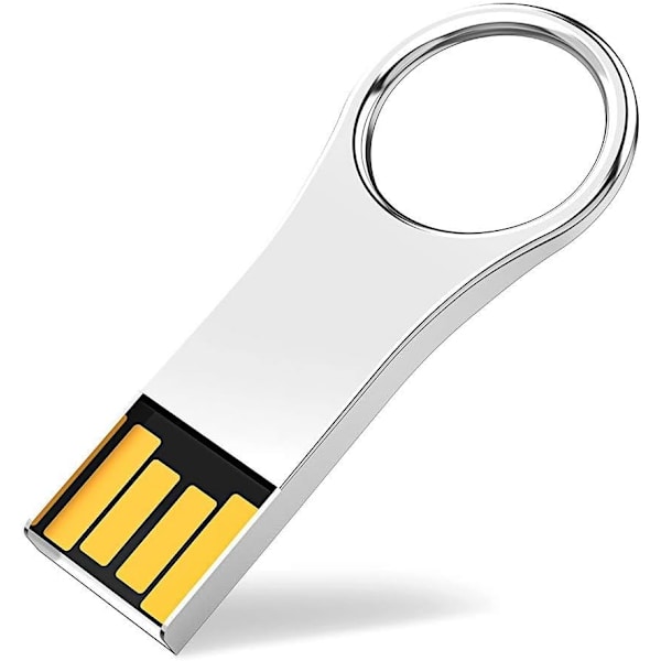 USB 2.0 Flash Drive 64GB Vandtæt Hukommelsespind Tommelfingerdrev Pen Drive 64GB Dataopbevaringsdrev til Computer/Bærbar/PC