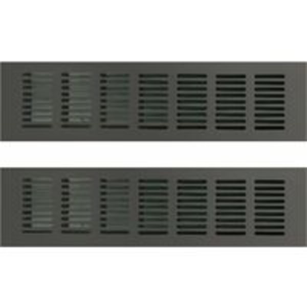 Rectangular Ventilation Grille, Rectangular Air Vent Grille, Air Vent Grille, Rectangular Ventilation Grille, 80 x 300mm 2PCS(black)