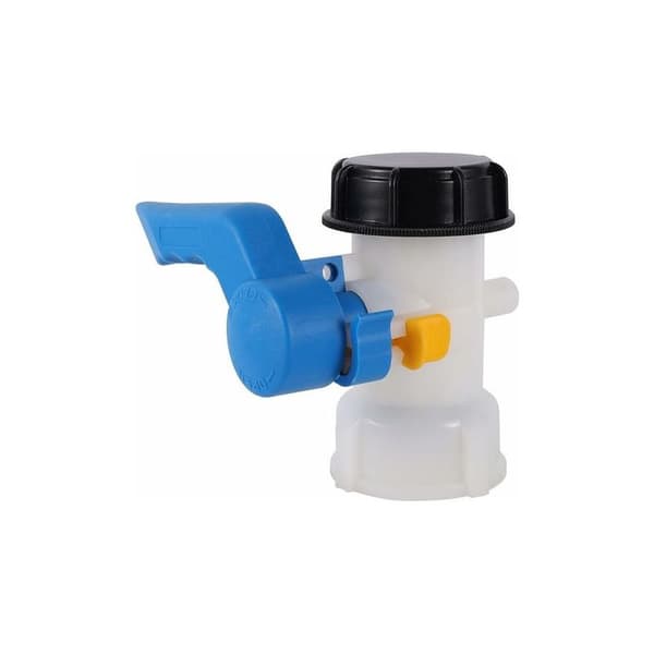 60 mm IBC-adapter – 1000 liters plasttankventil – Vandtæt forbindelse til regnvandstank – Nem installation