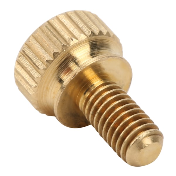 50 st Flat Knurled Tumskruv Rund Huvud Ren Koppar Halksäker Industritillbehör (M5 x 10mm)