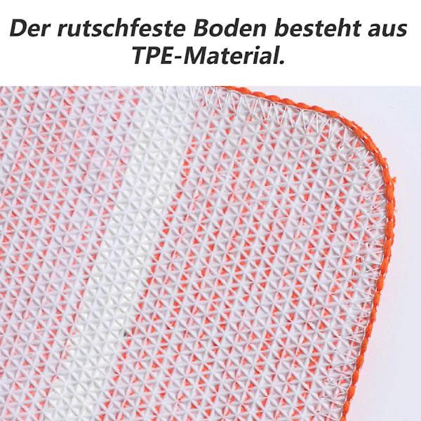 Halvcirkelformad duschmatta halkfri antracit duschmatta mikrofiber badmatta för badrum kök golvmatta storlek 50x80cm