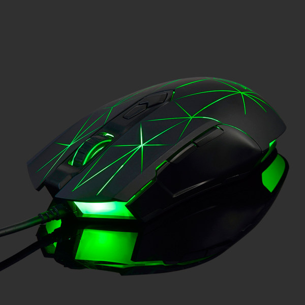 RGB Hintergrundbeleuchtete Optisk Gaming-Maus, Kabelgebundene
