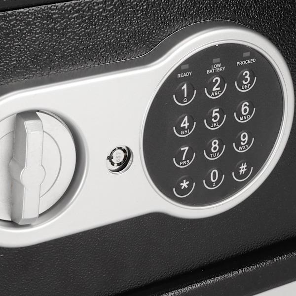 Elektroniskt lösenordssäkerhetsskåp Depåbox Stål Tangentbord Lås i Vägg Pengar Säkerhetsdropbox för Hushåll Kontor