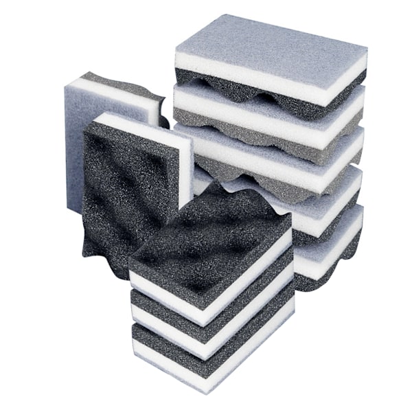 Nagelbuffer Mini Block Kit, Aluminiumoxid Sandpapper för Oöverträffad Hållbarhet, Våttorrt Sandpapper för Mångsidiga Rengöringsuppgifter (3 Färger, 10 st)