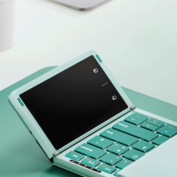 Foldbart Bluetooth-tastatur med touchpad trådløs til smartphone iPad