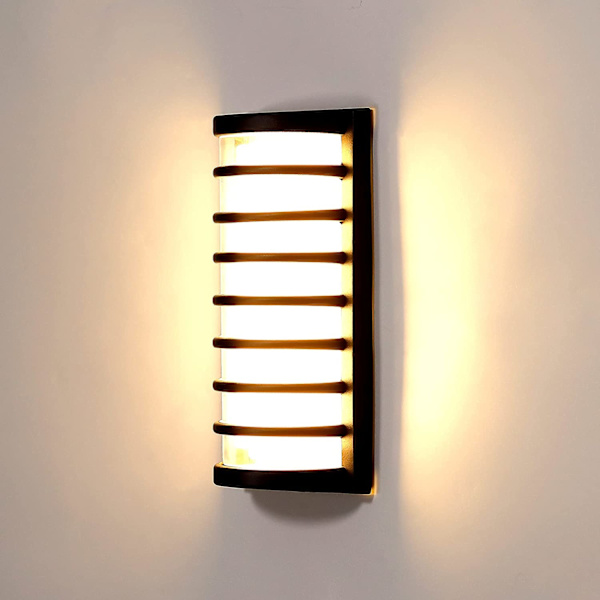 LED-vägglampa för utomhus- och inomhusbruk, modern utomhusvägglampa vattentät