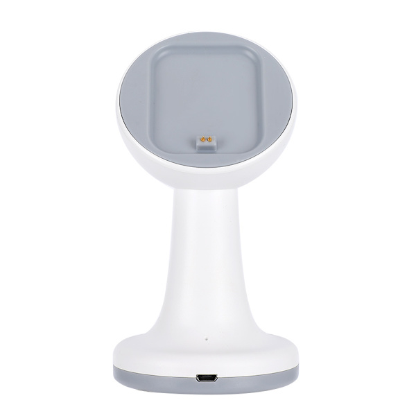 1,5 tommers trådløs babymonitor med videoopptak, smartklokke-design, nattmodus, intercom, sikkerhetskamera, 100-240VEU-kontakt