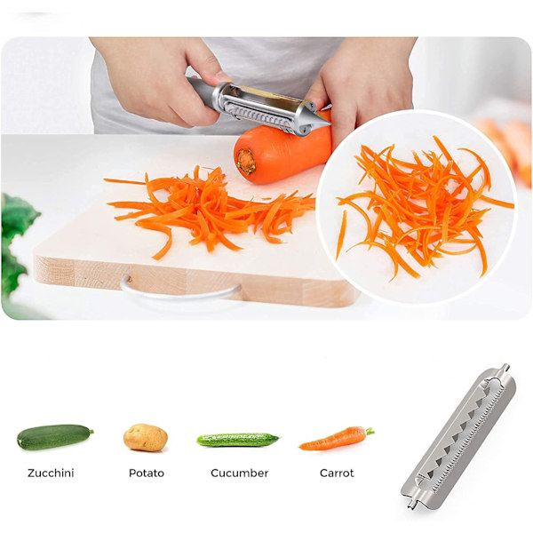 Grönsaksskalare och potatisskalare för kök, frukt, morot,