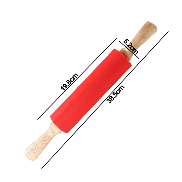 Silikonkjevle for baking - Non-stick overflate i tre