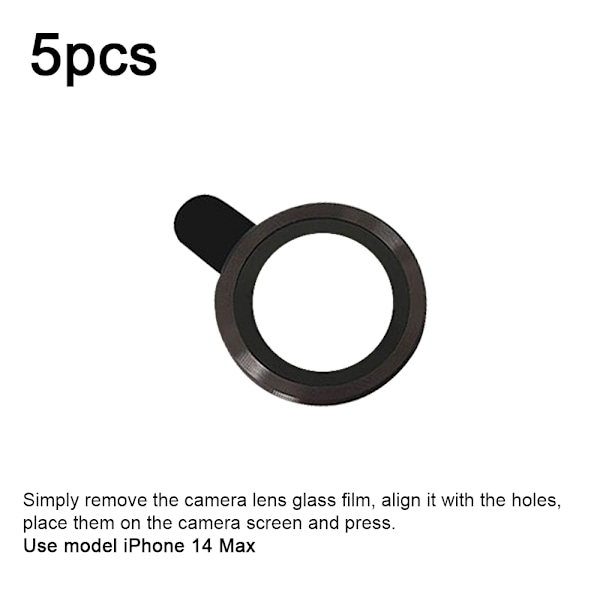 5kpl puhelinkameran linssisuojat - iPhone 14 max
