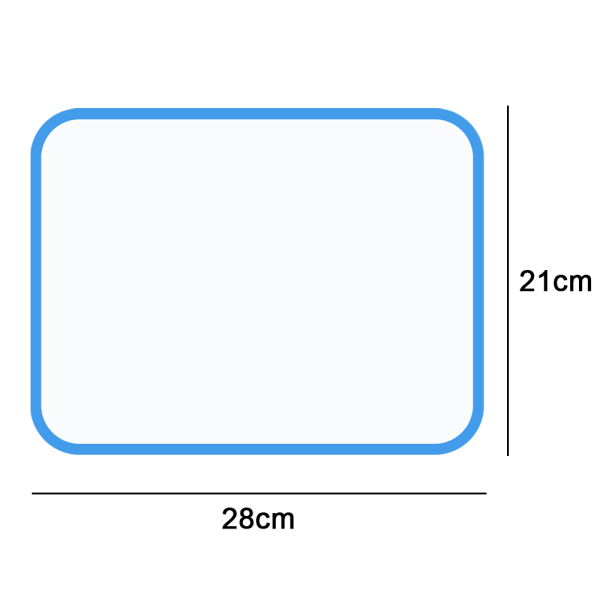 Magnetisk whiteboard - enkel å skrive på og rengjøre, fleksibel