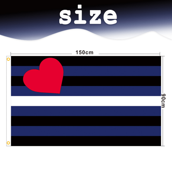 Læder Pride Flag 3×5 Fod Regnbue Flag, Regnbue Flag