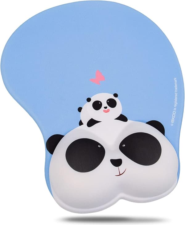 Gel håndleddsstøtte RIST musematte støtte søt panda pute