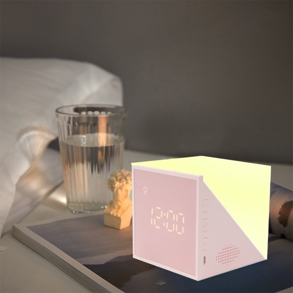 Alarmklokke, Fashion Multi-Function LED Alarmklokke Cube