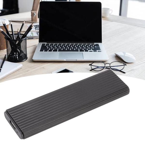 M.2 NVME SATA SSD-kabinet adapter USB C 3.1 M.2 SSD-kabinet adapter med aluminiumskal til SSD-størrelse 2242 2260 2280