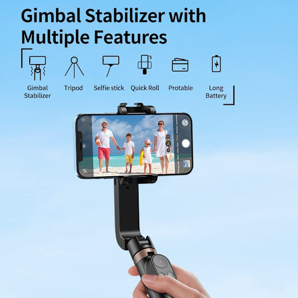 Selfie Stick Tripod med Fjernbetjening, Udtrækkelig Selfie Stick Tripod