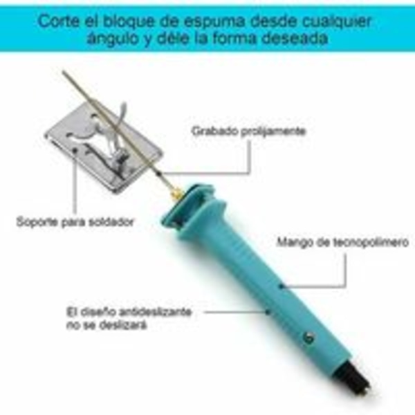 Professionell frigolitskärare 100-240V 18W elektrisk skumskärningsmaskin verktygssats hantverk 10cm frigolitskärpenna