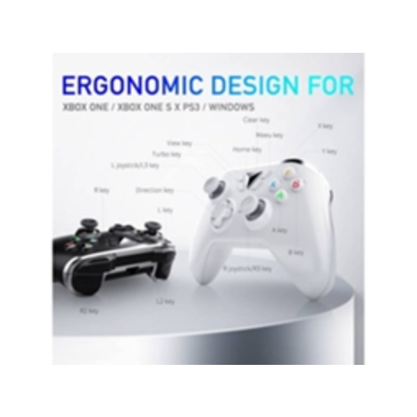 Xbox One S/X ENKERS Gamepad-kontroller (trådløs - svart)
