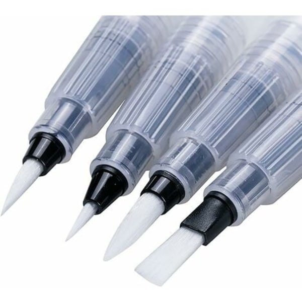 Set of 4 Refillable Watercolor Brushes - Reservoir Brush Pen