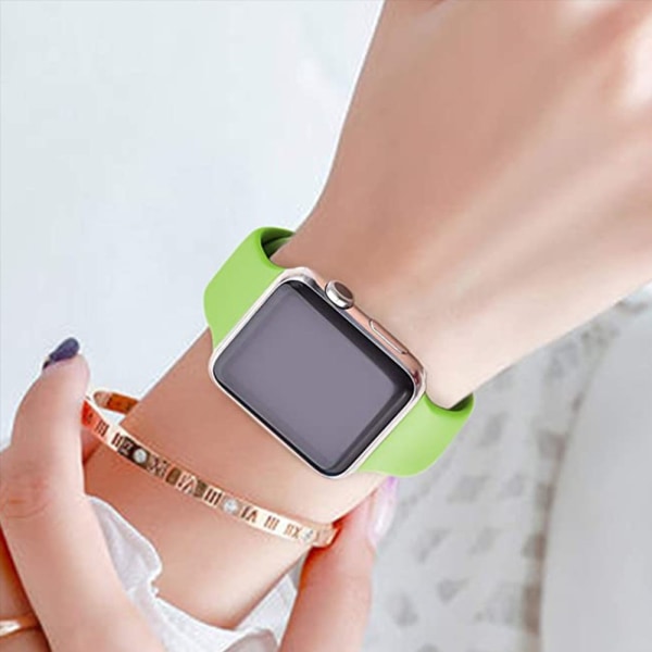 Sport Watch Band kompatibel med Watch 42-44mm myk silikon