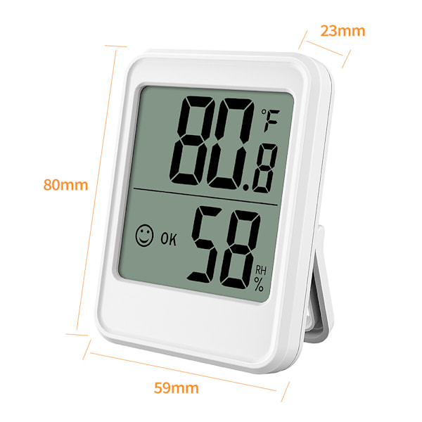2 st inomhus termometer digital hygrometer med exakt