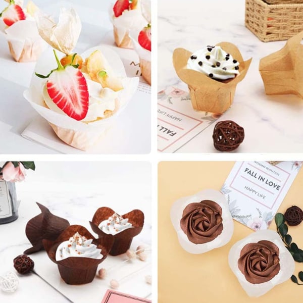 Bagepapir Cupcake & Muffinforme Pakke med 250 | Fedt