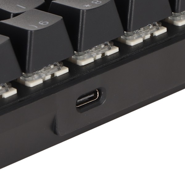 Gaming Tastatur USB 68 Taster Blå Switch N Key Rollover 10 RGB Baggrundsbelyste Tilstande Kablet Tastatur til Desktop Bærbar Hvid Gul