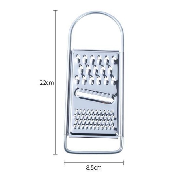 Rostfritt stål grovt rivjärn, för grönsaker