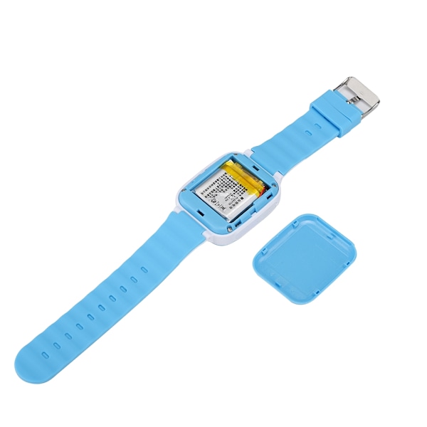 Anti-förlorad Smart Klocka Multifunktion GPS-spårare SOS Armbandsur för Barn (blå)