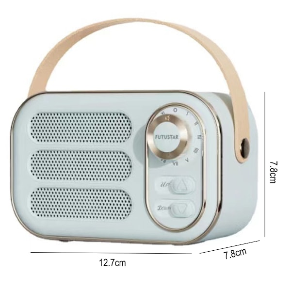 Retro Bluetooth-kaiutin, Vintage kannettava langaton Bluetooth-kaiutin