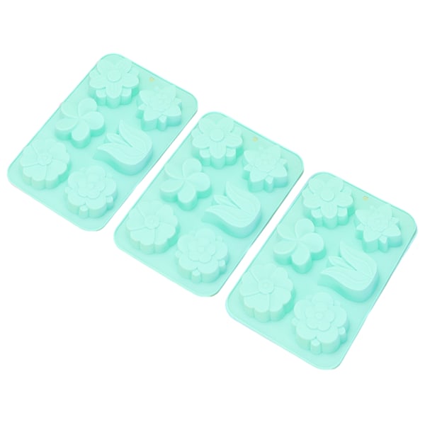 Silikone blomsterform, non-stick silikone mix tulipaner, krysantemumform slik chokolade gelé
