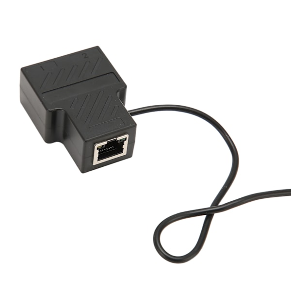 100Mbps Ethernet Splitter RJ45 1 till 2 Hög Hastighet Ethernet Splitter Adapter med USB Strömkabel