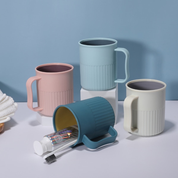 Kreativa plastkaffekoppar (4-pack), partykoppar, uppgraderade