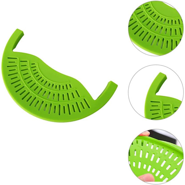 2 stk. Clip-on silikone si, Filtrer Snap si, si
