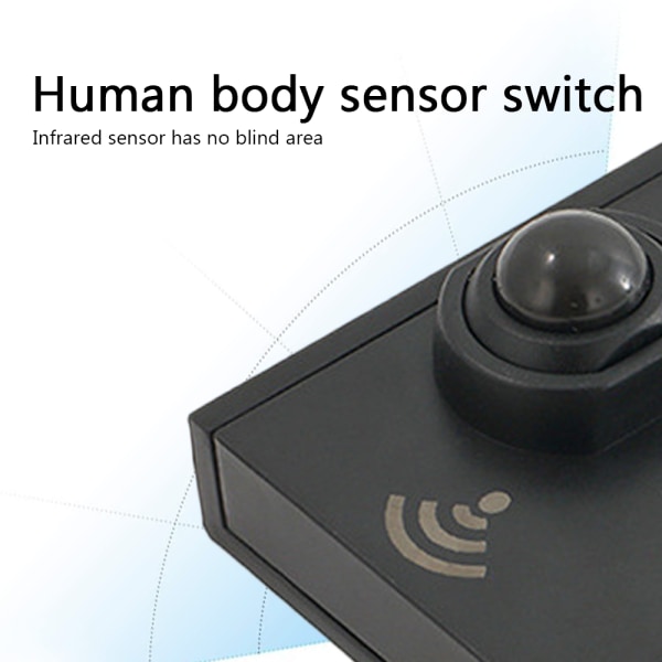Mini Motion Sensor Switch, Occupancy Sensor Switch för Gun Safe, Human body sensor switch