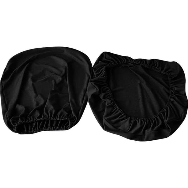 Rnemitery – Töjbart överdrag för kontorsstol i polyester/elastan – Fläck- och dammskydd – Modern svart design