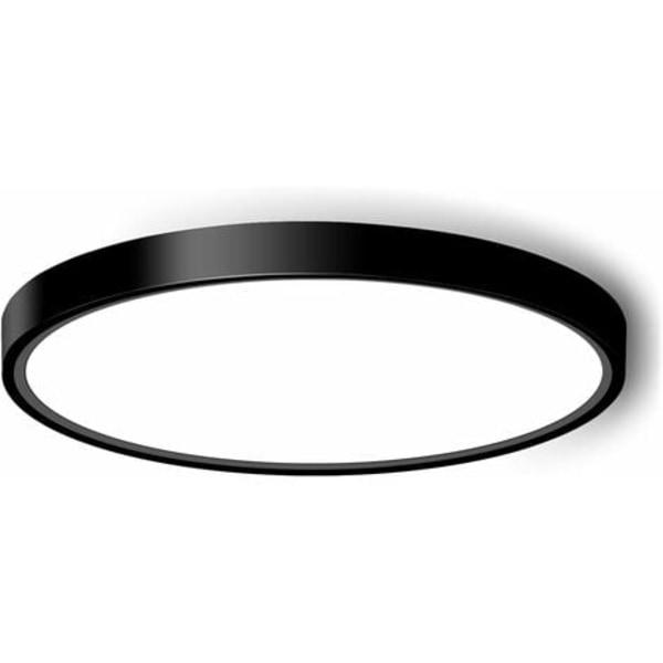 LED-taklampa 12W Taklampa med fjärrkontroll Ljusstyrka Justerbar Rund Badrumslampa Ultra tunn Modern för Hemmakontor Sovrum