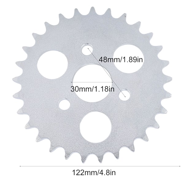 122mm Bakre Kedjehjul 420 Kedja 29T Stål Legering Ersättning för MONKEY Z50A Z50 Z50R Z50J