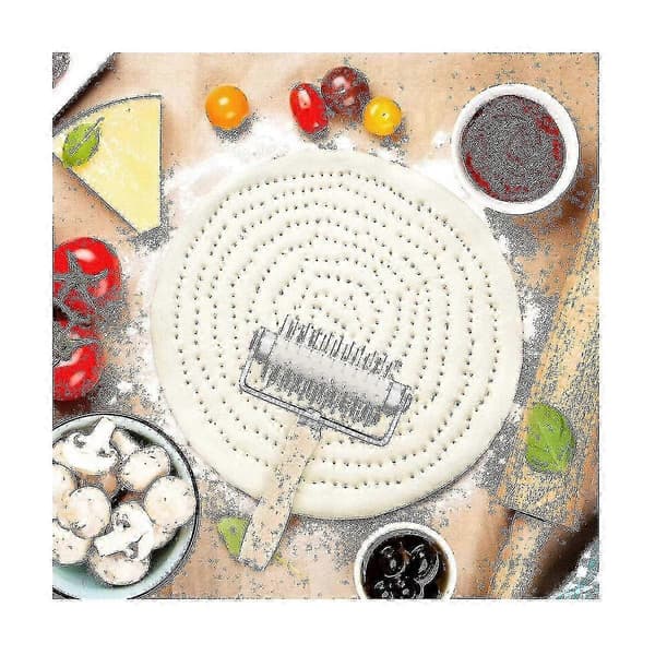 Deigrulle med pigger for perfekt pizzabunnlaging[TT]