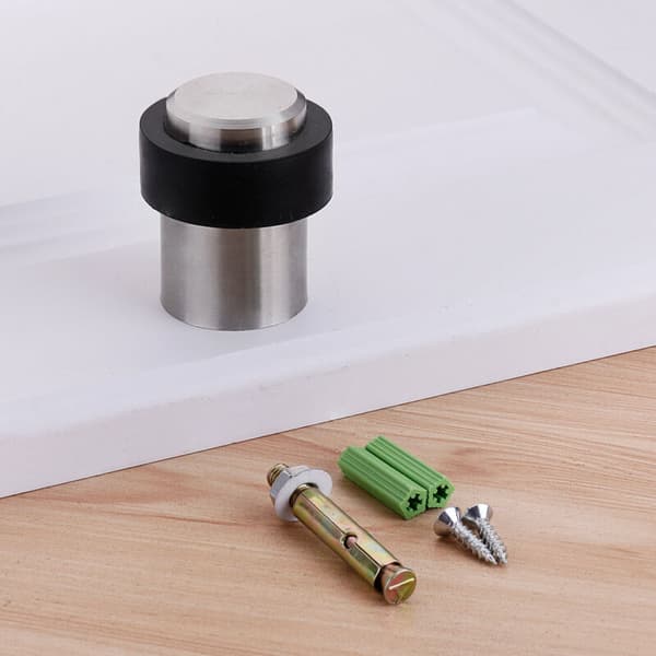 10 x 4,6 cm dørstopper i rustfritt stål, dørstopper, dørblokker