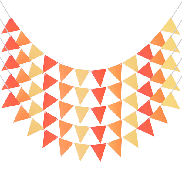 5-pak festdekorationer trekantflag vimpel banner bunting