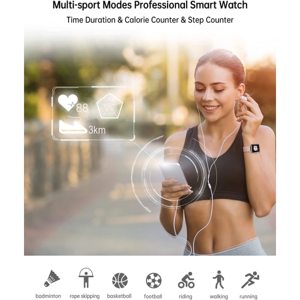 Smartwatch med blodtryks- og oxymetriovervågning