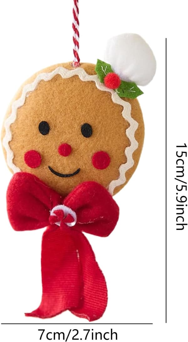 Pepparkaksgran, dekorativ tråd för vinterhelger (JYD)
