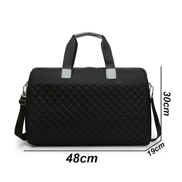 Reise Duffel Bag for Kvinner Weekender Overnatting Bager Stor