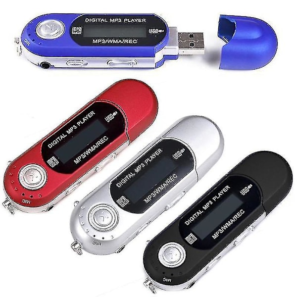 Mini kannettava USB-digitaalinen MP3-soitin, tukee Tf Sd -korttia ja FM-radiota