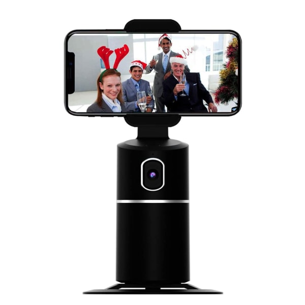 Automatisk ansiktsfølgende stativ, ingen app kreves, 360° rotasjon ansikt