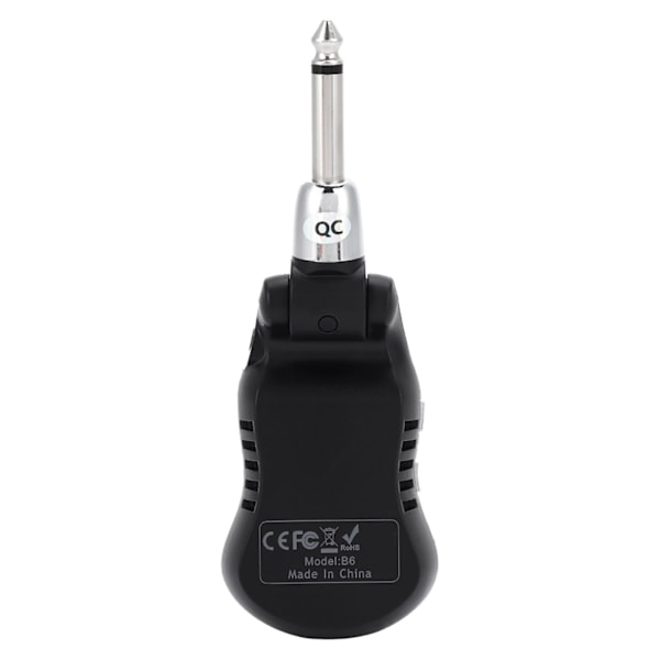Portabel Bluetooth-gitarr-effektpedal med 3,5 mm utgångsjack, 5 ljudlägen, tillbehör