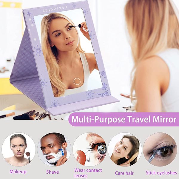 Kommode spejl skrivebord foldespejl makeup gadget makeup