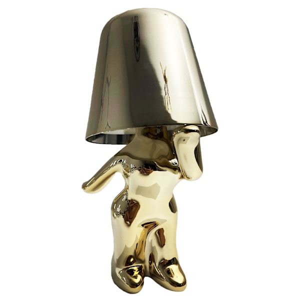 Fabrik Liten Gyllene Man Gyllene Bror Bordslampa Dekoration